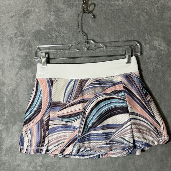 SOFIBELLA Skort XS Sofibella Airflow Natura Print Tennis Pickleball Golf Skirt - Picture 2 of 9